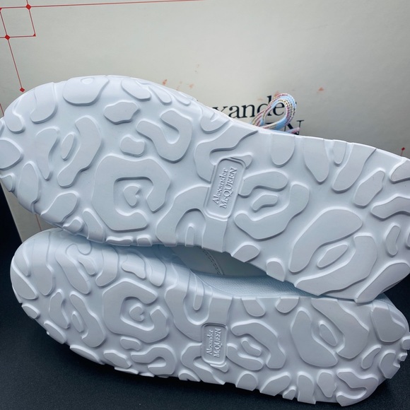 Alexander McQueen Women’s Court Leather Sneakers Size 8 NWB AUTHENTIC - Picture 11 of 12